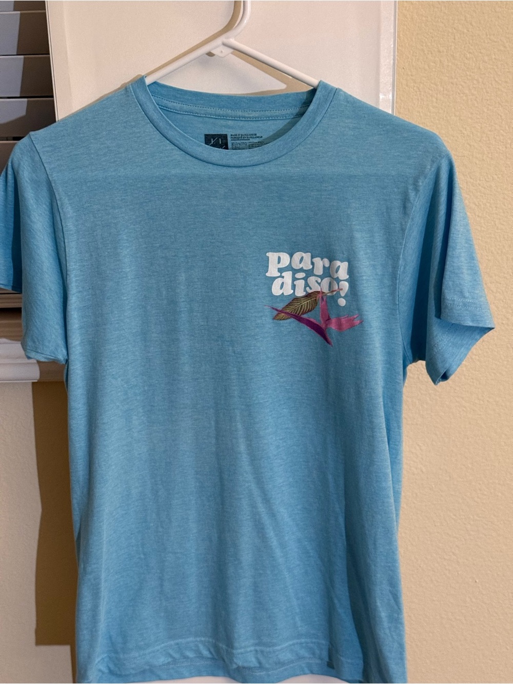 Lira Light Blue Paradise Graphic Short Sleeve Tee